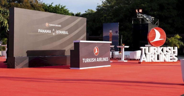 Turkish Airlines celebra vuelos directos entre Estambul y Panamá con