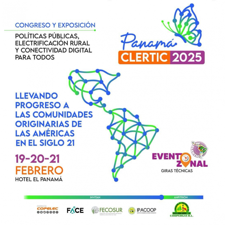 VI Congreso de La Confederación Latinoamericana y Caribeña de Energía, Telecomunicaciones Rurales y TIC (CLERTIC)