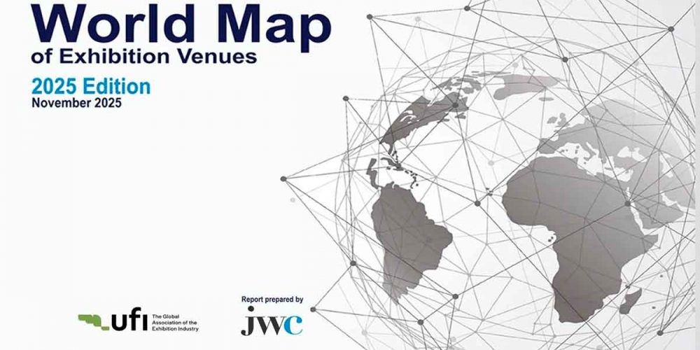 UFI publica la edición 2025 del World Map of Exhibition Venues