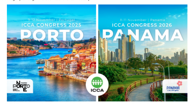 ICCA anuncia que Oporto y la Ciudad de Panamá albergarán los próximos dos congresos de ICCA