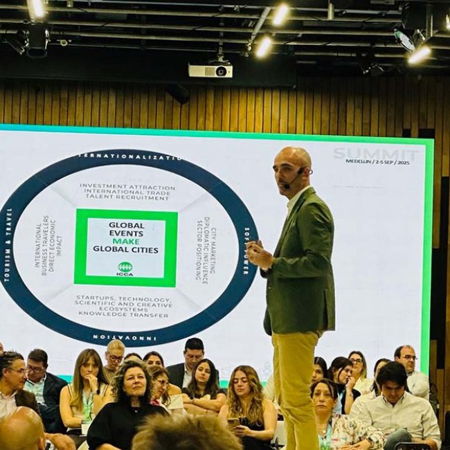 Óscar Cerezales: “Los eventos construyen ciudades globales”